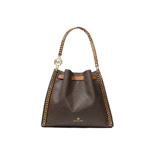 MICHAEL KORS MICHAEL KORS Handbag Collection Mina Сумка через плечо из кожи большая женская коричневая