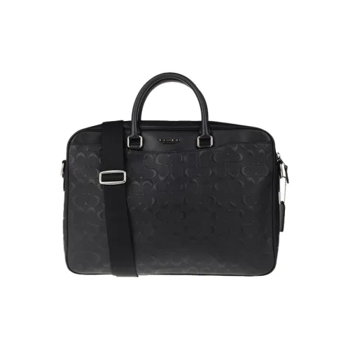 COACH Beckett Коровья кожа Сумка через плечо Сумка Обычный Мужской Черный