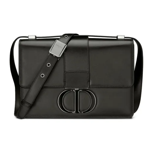 DIOR 30 Montaigne Collection Сумка из гладкой коровьей кожи сумка через плечо женская черная