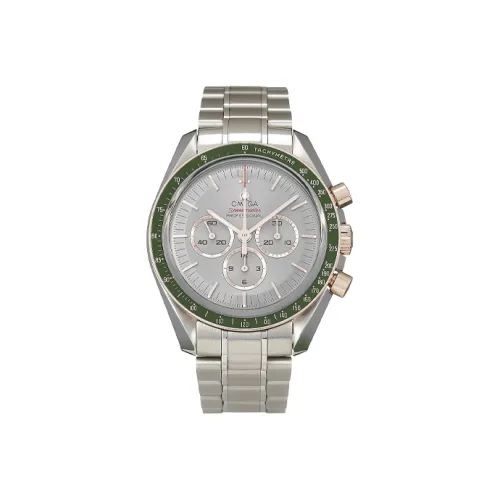 OMEGA Мужские часы с ручным заводом механизм 42 мм серый циферблат корпус из нержавеющей стали Sedna 18К золото