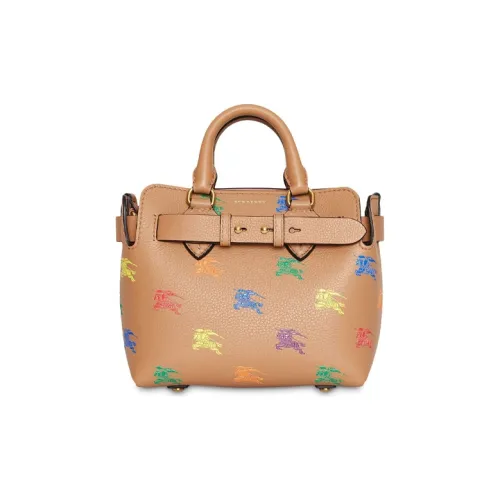 Burberry Коровья кожа Портативная Сумка через плечо Сумка на плечо Женская Коричневая