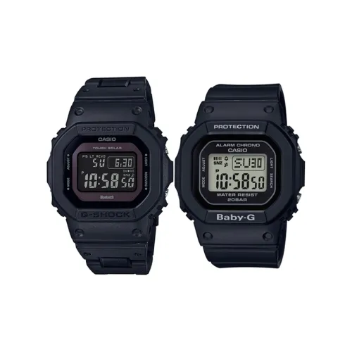 Коллекция часов Casio Блок Кварцевый механизм Часы Унисекс Черный циферблат