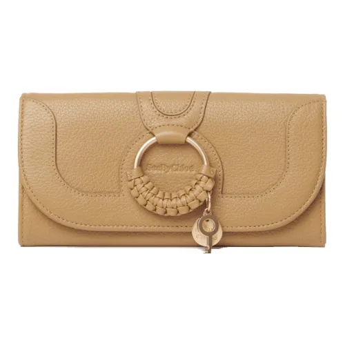 See By Chloe Кошелек из козьей кожи женский серия Cookies бежевый