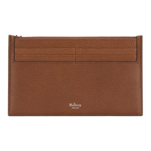 Mulberry Кожа Держатель для карт Мужской Коричневый
