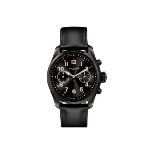 MONTBLANC Электронный Механизм Мужские часы Часы 42 мм Черный циферблат Корпус из нержавеющей стали