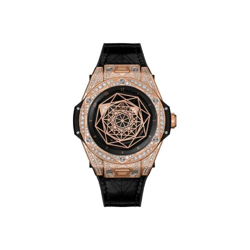HUBLOT Автоматический Механический Часы Мужские Big Bang 39мм*39мм Черные