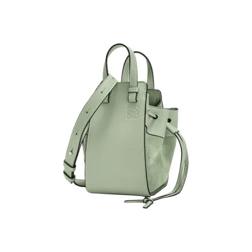 LOEWE Рельеф Телячья Кожа Сумка Мини Женская Светло-Зеленая