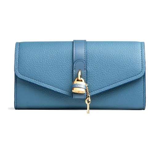 Chloe Chloé сумки Коровья кожа Кошелек Женские Синий