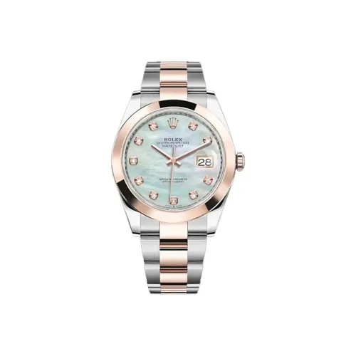 ROLEX Автоматический Механический Механизм Мужские Часы Log Series Жемчужная Раковина Цвет