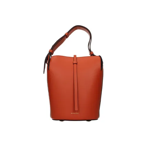 Burberry Телячья кожа Сумка через плечо Женская Оранжевая