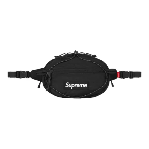 Supreme FW20 Nylon Sling Bag Сумка через плечо Банан Обычный Унисекс Черный