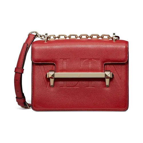 Valentino Сумка через плечо из коровьей кожи женская красная