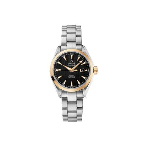 OMEGA Автоматический Механический Movement Женские AQUA TERRA 150 метров Часы 34 мм Черные