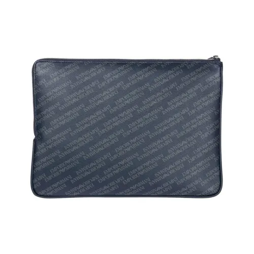 EMPORIO ARMANI PVC клатч стандартный унисекс темно-синий