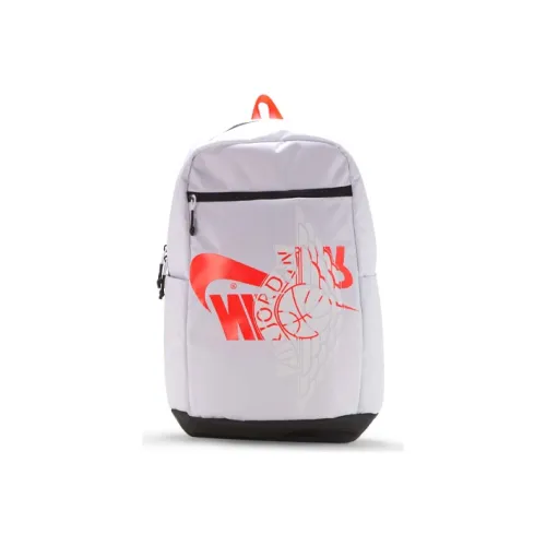 Jordan Polyester Баскетбольная сумка Рюкзак Двойная плечо Стандартный Унисекс Белый