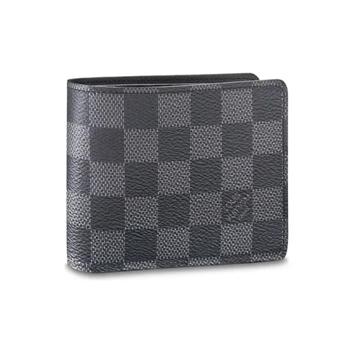 LOUIS VUITTON Multiple Canvas Wallet Regular Men's Graphite