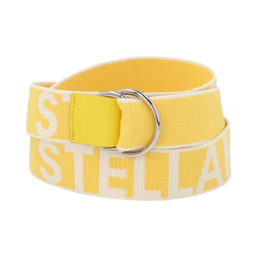 Stella McCartney 95% полиэстер, 5% полиэтилен, ремни, желтый/белый, унисекс