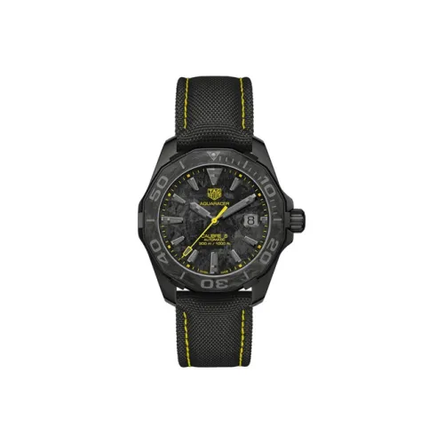 TAG HEUER Автоматический Механический Механизм Мужские Часы из Коллекции Aquaracer 41 мм Черные