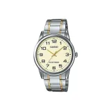 Светло-красный циферблат часов