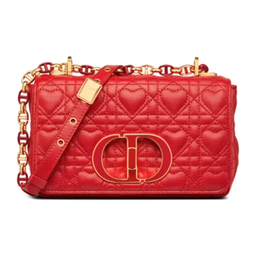 DIOR Сумка через плечо из коровьей кожи маленькая сумка женская красная