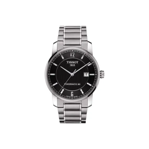 TISSOT Автоматические механические мужские часы, черный