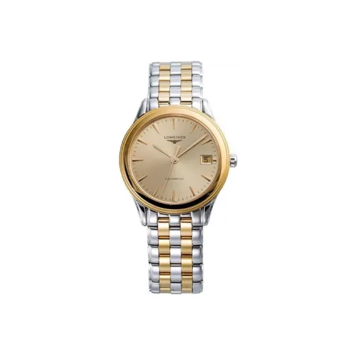 Longines Автоматический Механический Механизм Мужские Часы Military Flag Collection 35,6 мм Золото