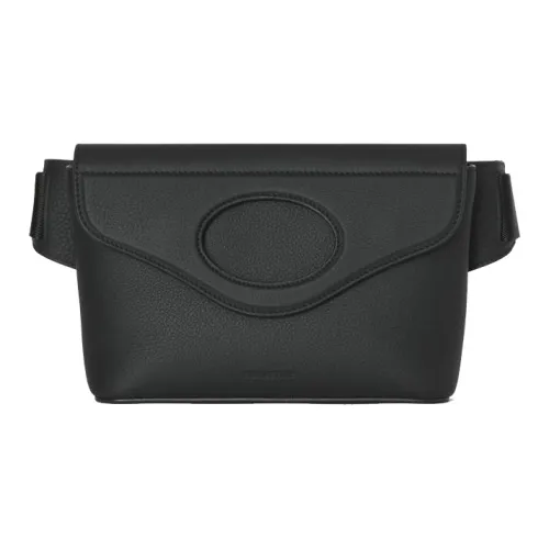 Burberry Pocket Bag из зернистой кожи карман для монет мужской черный