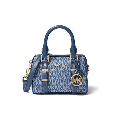 MICHAEL KORS Bedford Искусственная кожа Бостон Сумка Цилиндрическая Сумка Сумка через плечо Мини Женская