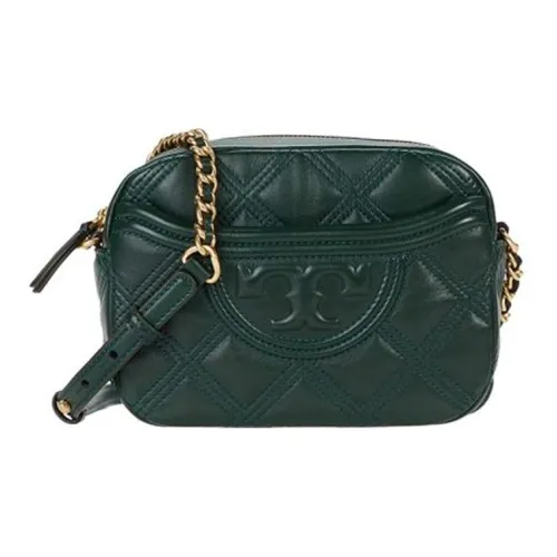 TORY BURCH Fleming Sheepskin Camera Bag Crossbody Bag Small Women Jasper