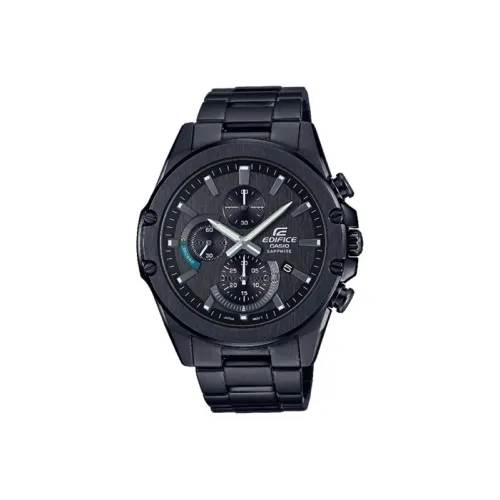 CASIO EDIFICE Кварцевый механизм нержавеющая сталь ремешок мужские часы черный циферблат