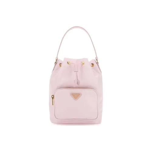 PRADA Нейлоновая ткань ведрообразная сумка стандартная женская розовая