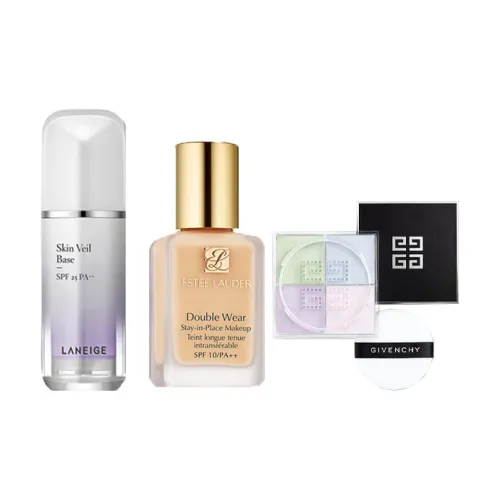 YASHILANDAI Праймер Loose Пудра Наборы Макияжа Контроль Жирности Естественный Длинный Срок Нет TRANSFER Три Штуки Набор