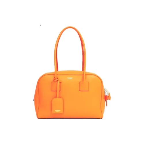 Burberry Cube Коровья кожа Одно плечо Сумка Средний Женский Темно-оранжевый