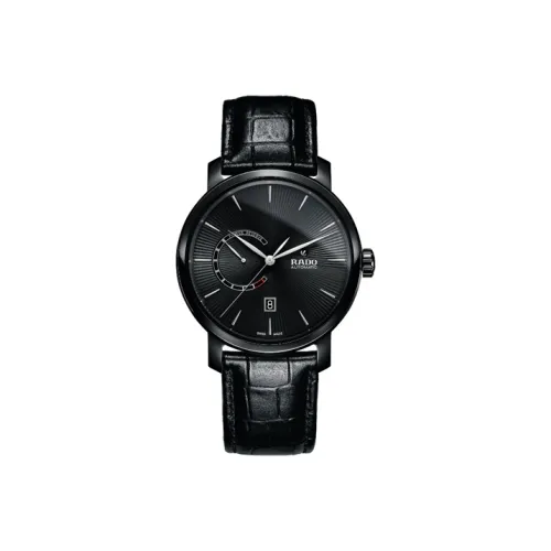 RADO Автоматический Механический Механизм Мужские Часы DiaMaster Collection Черные