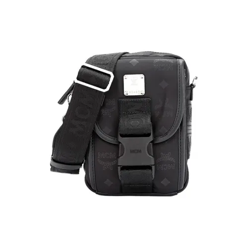 MCM Нейлоновая сумка для доставки сумка через плечо чехол для телефона унисекс черного цвета