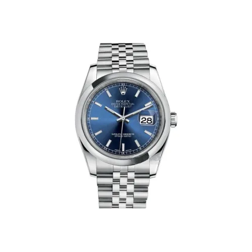 ROLEX Log Series Автоматический Механический Часы Мужские 36 мм Серебристый Циферблат