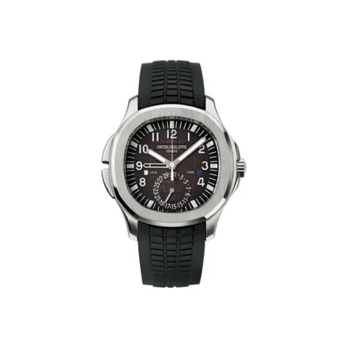 PATEK PHILIPPE Автоматический Механический Механизм Мужские Часы Серии AQUANAUT 40,8мм*10,2мм Черные