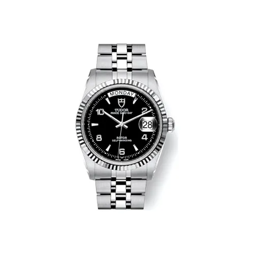 TUDOR Автоматический Механический Механизм Мужские Часы Prince and Princess Collection 36 мм Черные