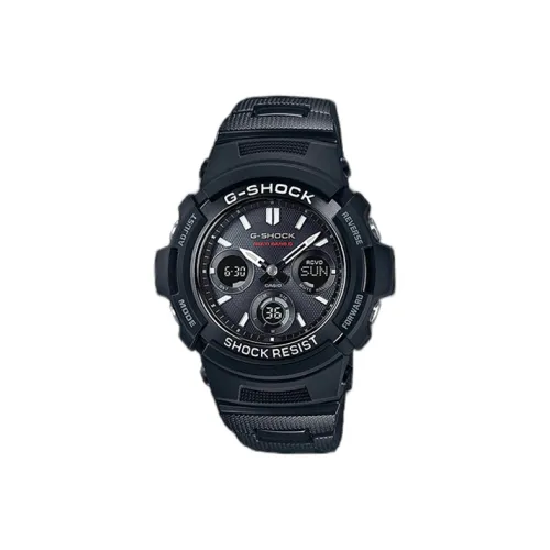 CASIO Солнечный Кварцевый Movement Женские Liquid Crystal/Analog Dual Display Series Часы Черные