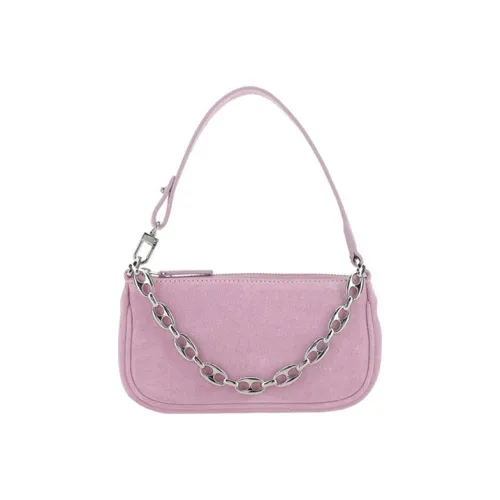 By Far Mini Rachel Сумка через плечо из кожи сумка-багет большая женская фиолетовая