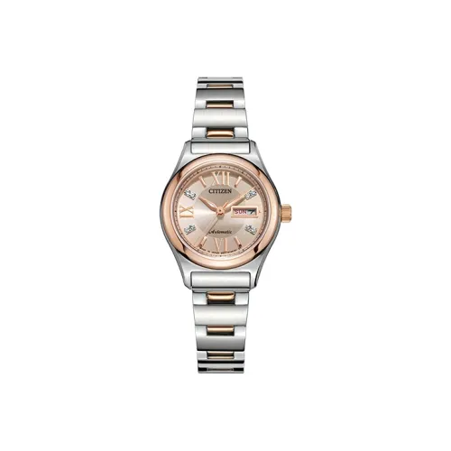 CITIZEN Механические часы из нержавеющей стали с ремешком женские с золотым циферблатом модель PD7166 54W бренд Direct Supply
