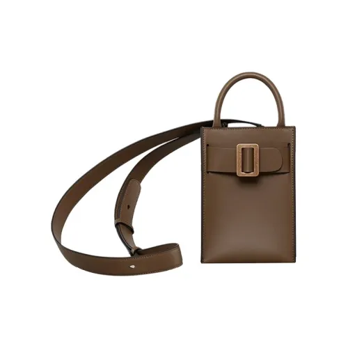 BOYY Замша Телька Сумка Сумка через плечо Сумка через плечо Мини Женская Коричневая