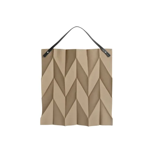 ISSEY MIYAKE Finnish Iittala Коллаборация Полиэстер Сумка для покупок Сумка на одно плечо Большая Женская Хаки