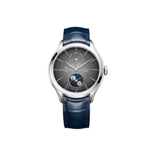 Baume & Mercier Автоматический Механический Механизм Мужские Часы Creighton Collection 42 мм Серый