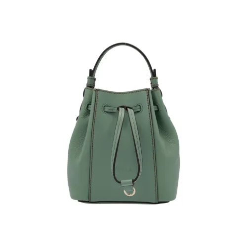 Furla Miastella Кожа Ведрообразная Сумка через плечо Мини Женская Зеленая