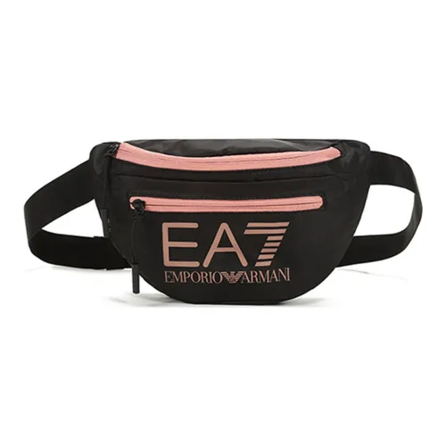 EMPORIO ARMANI EA7 Ткань Слинг-Сумка Пояс Сумка Стандартная Мужская Черная Серый Розовый