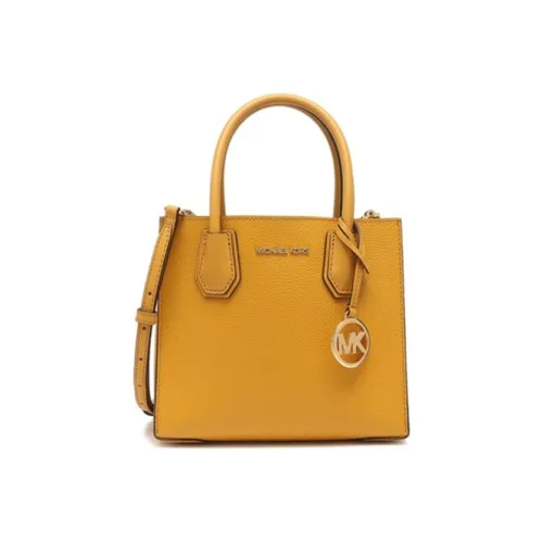 MICHAEL KORS Mercer Коровья кожа Аккордеонная сумка Через плечо Сумка Обычный Женский Шафран