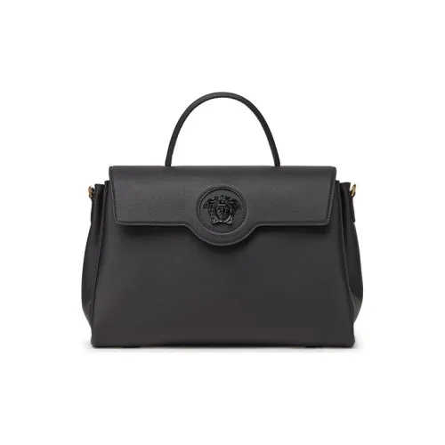 VERSACE La Medusa Сумка через плечо из коровьей кожи женская черная