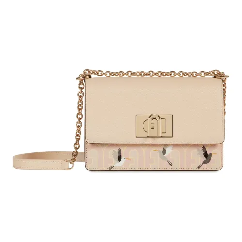 Furla Кожа Сумка через плечо Мини Женская Бежевая