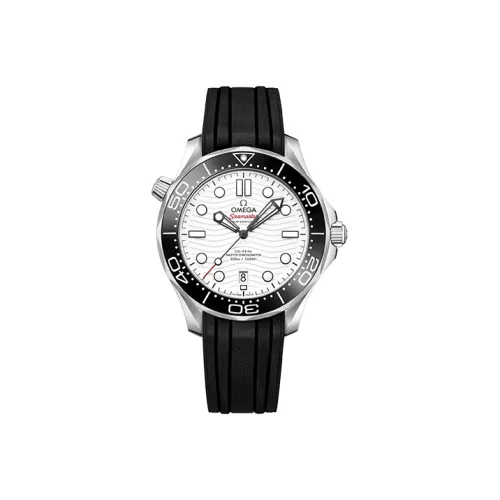 OMEGA Автоматический Механический Часы Мужские Seahorse Series 300m Diving Watch 42 мм Белые